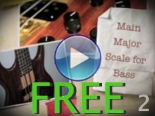 Main Major Scale for Bass